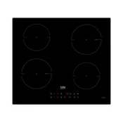 Beko Indukciona ugradna ploca HII 64400 TO, 4 grejne zone, Crna