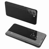 Etui/ovitek s prednjim steklom za  Samsung S21 FE | Črn