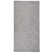 Vanjski tepih ravnog tkanja 100 x 200 cm smede-plava