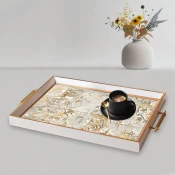 Aberto Design Poslužavnik TPB9879 50 x 29 x 3.5 cm, Šareni