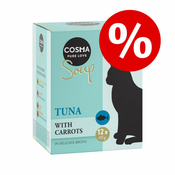 20 + 4 gratis! Cosma Soup 24 x 40 g Losos s tikvicama