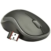Logitech M185 Wireless miš, sivi