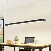 Arcchio LED viseča svetilka Cuna, črna, 162 cm, kovina - Študija/pisarna - Sodobni - črna (RAL 9005)