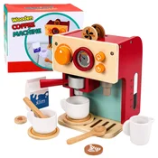 Wooden Coffee Maker Set Small Barista Cups Accessories