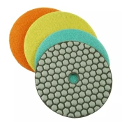 DEDRA Polirni disk, granulacija 0050, diamantni, premer 150 mm, za suho uporabo