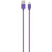 HAMA kabel za punjenje/podatkovni kabel, USB-A - Lightning, 0,75 m, ljubičasti, paket od 4 za 00187244