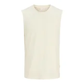 JACK & JONES Majica JORHyeres  volneno bela