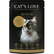 Cats Love Mokra hrana za mačke Senior Duck - 85 g