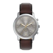 FOSSIL Analogna ura NEUTRA čokolada/srebrna