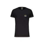 AERONAUTICA MILITARE BLACK MENS OUTDOOR T-SHIRT