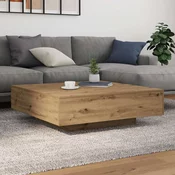 Kava Stol Umjetnicki hrast 100 x 100 x 31 cm Konstruirano drvo