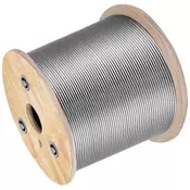 VEVOR Kolutrossi rull 7x19 lennundus 150 m hobedane