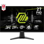 MSI Monitor MAG 275F 27 / FHD / Rapid IPS / 180Hz / 0,5ms GtG (crni) (IZLOŽBENI ARTIKL)