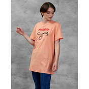 Apricot womens elongated T-shirt Diesel - Women