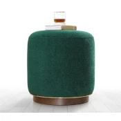 Atelier del Sofa Tabure 43cm Tamnozeleno