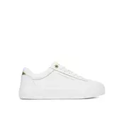 Tommy Hilfiger Superge Th Foxing Platform Leather FW0FW09018 Bela