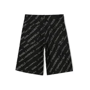 Karl Lagerfeld Kids Jeans kratke hlače Z30415 S Črna Regular Fit