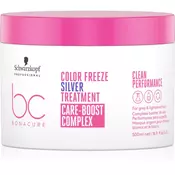 , Schwarzkopf Professional BC Bonacure Color Freeze Silver negovalna maska za blond lase in lase s prameni 500 ml