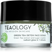 Teaology Cleansing Green Tea Detox Face Scrub šecerni peeling za nježno cišcenje i njegu kože sa zelenim cajem 50 ml