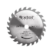 Extol Premium Žagin list z rezili SK, O 185x3,0x20mm, 24T