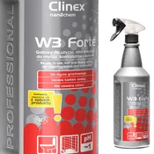 NEW CLINEX W3 Forte 1L Čistilo za splakovanje pisoarjev CLINEX W3 Forte 1L