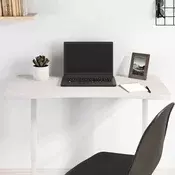 Ploca za radni stol bijela 80 x 40 x 2,5 cm od masivne borovine
