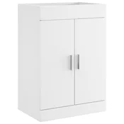 vidaXL Kopalniški kabinet pod umivalnikom Bela 78,5 x 37,5 x 81 cm