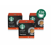 STARBUCKS NESCAFE DOLCE GUSTO COLOMBIA Espresso, 3 x 12 kapsul