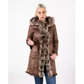 INVENTO Ženski monton Shirly, Braon