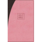 WEBHIDDENBRAND Niv, Premium Gift Bible, Leathersoft, Pink/Brown, Red Letter Edition, Comfort Print