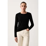 Weekend Max Mara majica z dolgimi rokavi ženska z viskozo WKDMULTIE