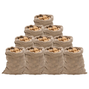 Jutene vrece 10 kom 60x105 cm 100 % juta 220 g/m2