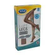 Scholl light legs kompresivne carape 20 DEN, bež, M
