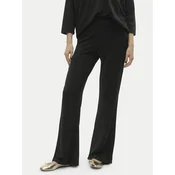 Vero Moda Pletene hlače Kanva 10296871 Črna Regular Fit