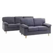 GREY Sofa 2 pieces set Gedved,