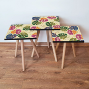 HANAH HOME Set 3 stocica 3Shp139 Multicolor