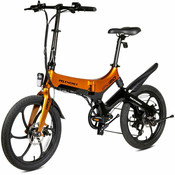 Električni bicikl MS Energy StreetFlex i20, sklopivi, narančasto-crni 0001330123