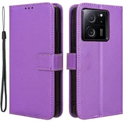 Overboard Ovitek z zaklopom za Xiaomi 13T/13T Pro, pametni magnet, vijoličen