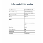 ELMARK stropna LED svetilka z daljinskim upravljanjem