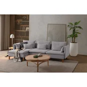 ATELIER DEL SOFA Ugaona garnitura Flexy Relax Grey