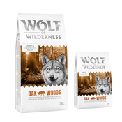 12kg Wolf of Wilderness + 100g Snack Explore the Wide Acres piletina gratis! - Oak Woods - divlja svinja
