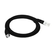 Omrežni kabel AAE KKU5CZA0.5 Cat5e U/UTP, črn, 0,5 m