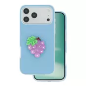 Tutti Frutti 2v1 silikonski ovitek za iPhone 17 Pro Max - moder