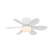 Globo 03625W - LED prigušivi stropni ventilator DELORES LED/5W/230V 2700-6500K bijela + daljinski upravljac