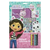 Undercover Gabbys Dollhouse set za barvanje in ustvarjanje