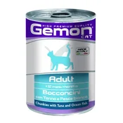Gemon Adult hrana za mačke, s tuno in oceanskimi ribami, 24 x 415 g