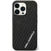 Karl Lagerfeld KLHCN613DMKRLK iPhone 11 / Xr 6.1 black hardcase 3D Rubber Multi Logo (KLHCN613DMKRLK)