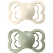 BIBS Supreme Natural Rubber 2 duda Ivory/Sage 2 kos
