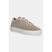 Superge iz semiša Furla Enjoy Lace-Up Sneaker