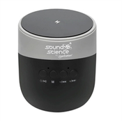 Bluetooth zvočnik Sound Science MANHATTAN, z brezžično polnilno ploščo 5W, BT 5.0, črno/siva
